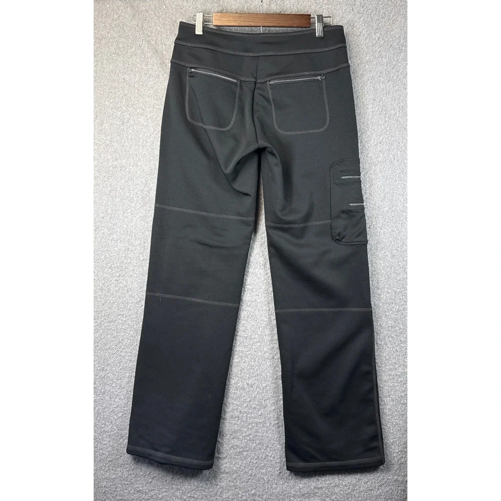 Athleta Wide Leg Pants Womens Size‎ S Black Drawstring Casual 30x32 Yoga Lounge